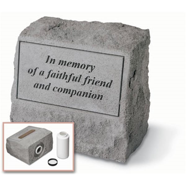 Kay Berry - Inc. In Memory Of A Faithful Friend - Headstone-Urn Memorial - 9.5 Inches x 8 Inches KA313586 - main